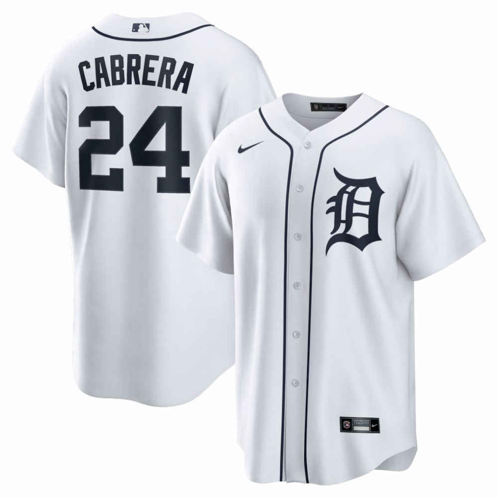 Miguel Cabrera Detroit Tigers Nike Home Retired Player Replica Jersey - White Jerseys