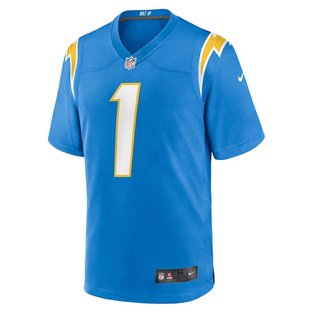 Quentin Johnston Los Angeles Chargers Game Player Jersey - Powder Blue Jerseys