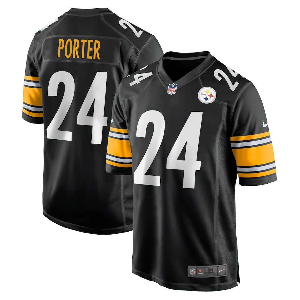 Joey Porter Jr. Pittsburgh Steelers Game Jersey - Black Jerseys