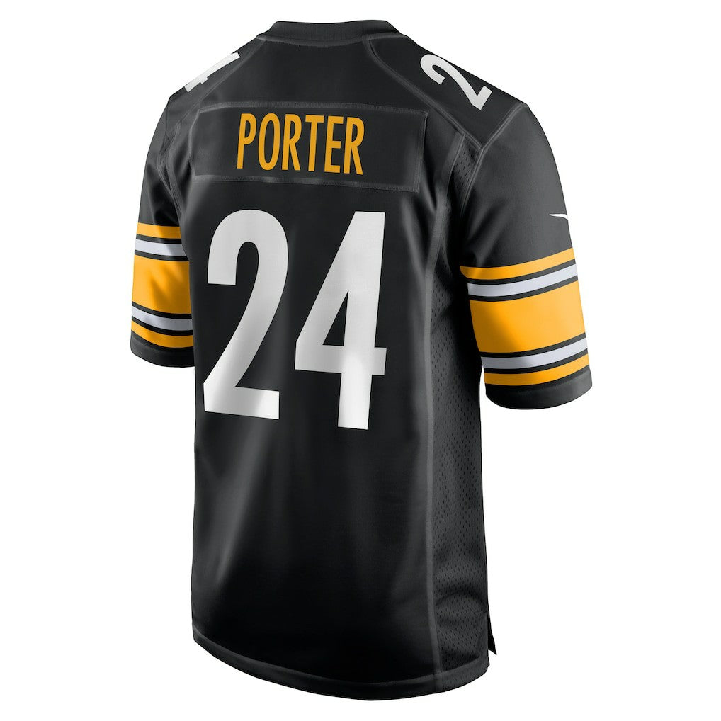 Joey Porter Jr. Pittsburgh Steelers Game Jersey - Black Jerseys