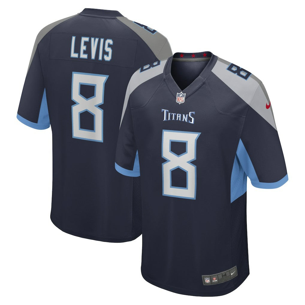 Will Levis Tennessee Titans Game Jersey - Navy Jerseys