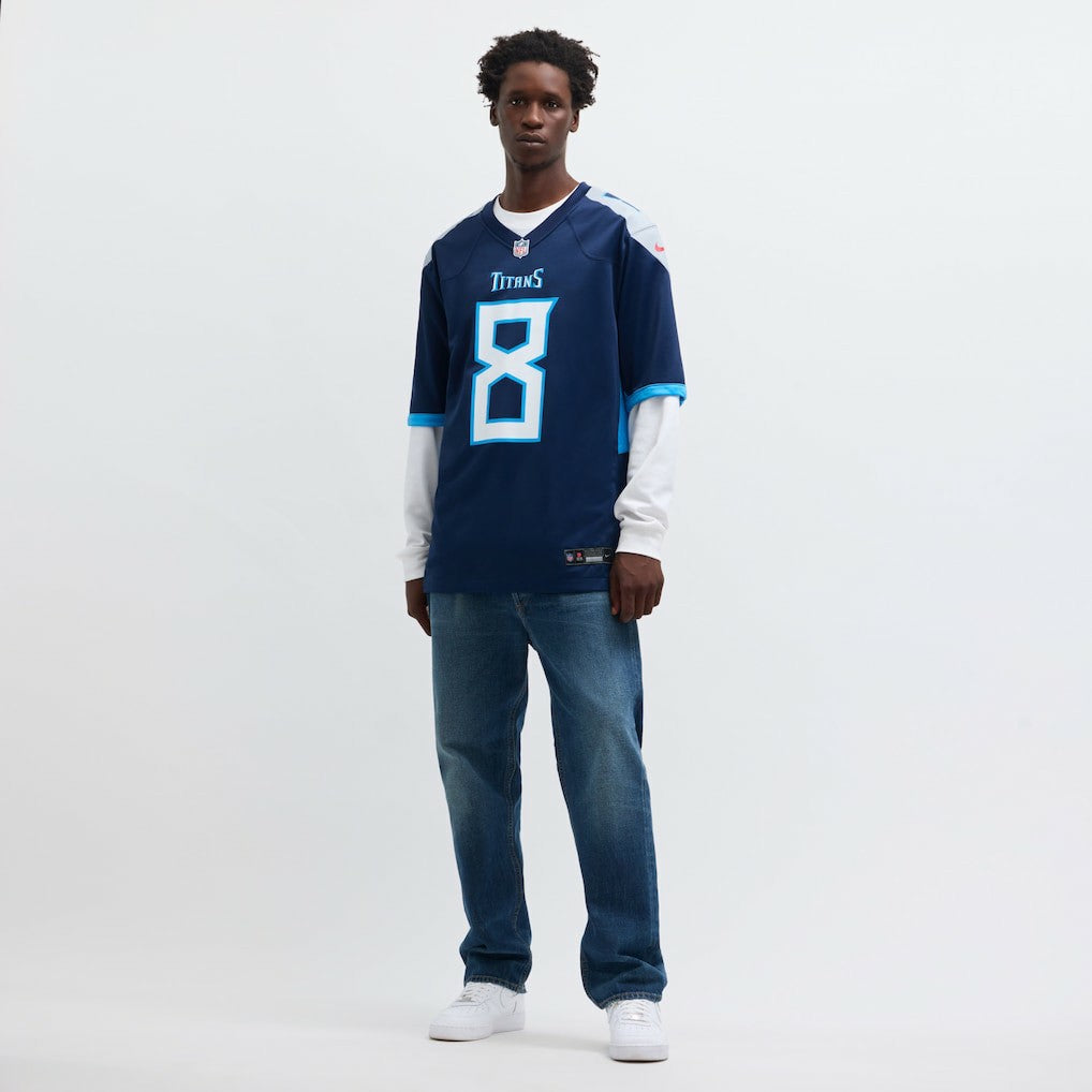 Will Levis Tennessee Titans Game Jersey - Navy Jerseys