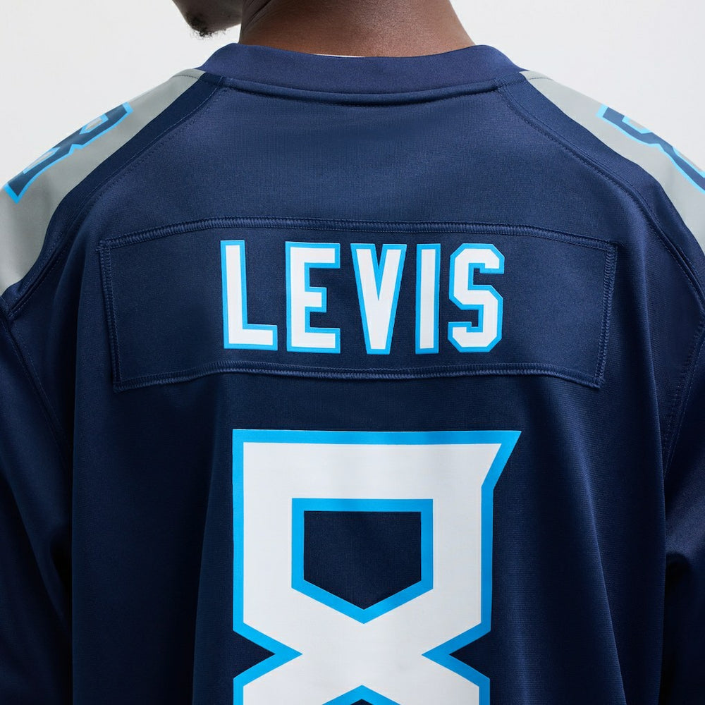 Will Levis Tennessee Titans Game Jersey - Navy Jerseys
