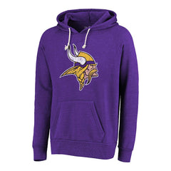 Justin Jefferson Minnesota Vikings Majestic Threads Name & Number Tri-Blend Pullover Hoodie - Purple Hoodies