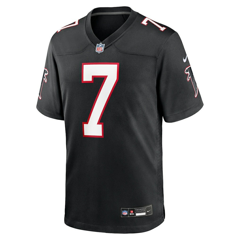 Bijan Robinson Atlanta Falcons Throwback Game Jersey - Black Jerseys