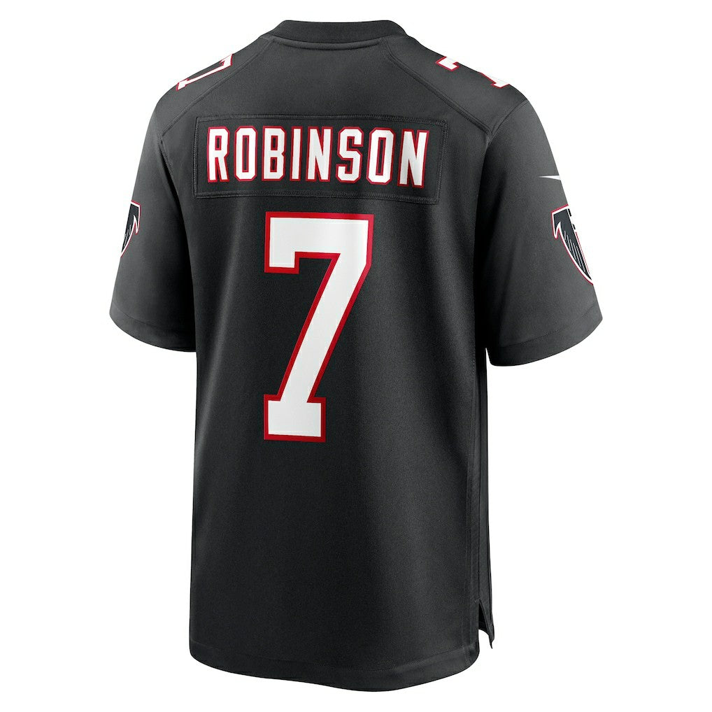 Bijan Robinson Atlanta Falcons Throwback Game Jersey - Black Jerseys