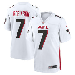Bijan Robinson Atlanta Falcons Game Jersey - White Jerseys