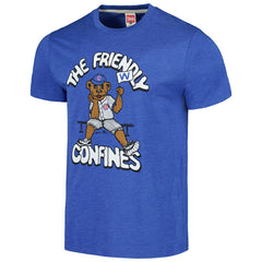 Chicago Cubs Homage Doodle Collection The Friendly Confines Tri-Blend T-Shirt - Royal T-shirts