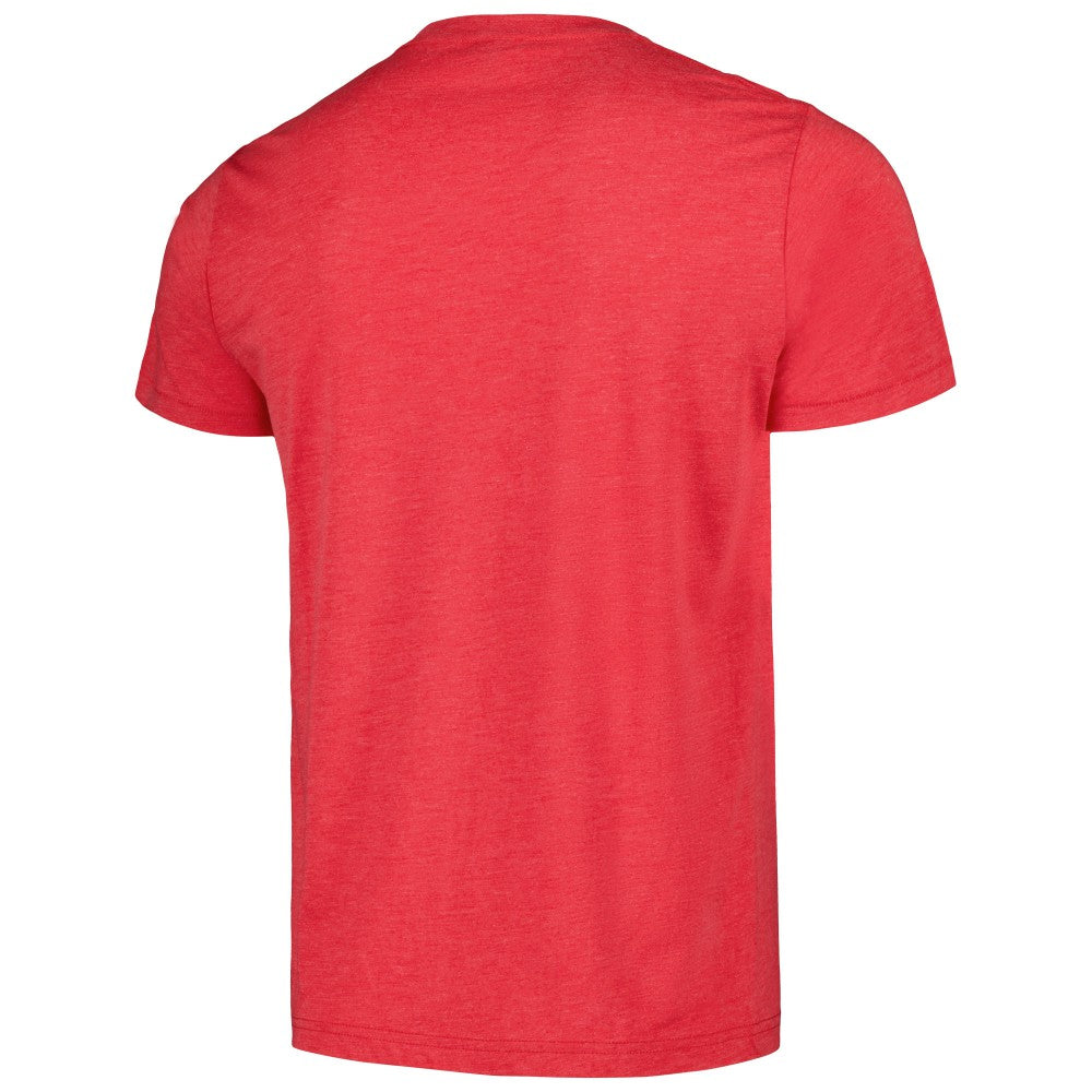 St. Louis Cardinals Homage Doodle Collection The Runnin' Redbirds Tri-Blend T-Shirt - Red T-shirts