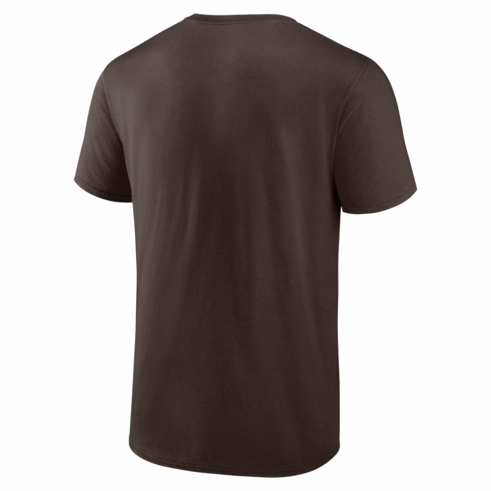 San Diego Padres Logo Athletic Official Logo T-Shirt - Brown T-shirts