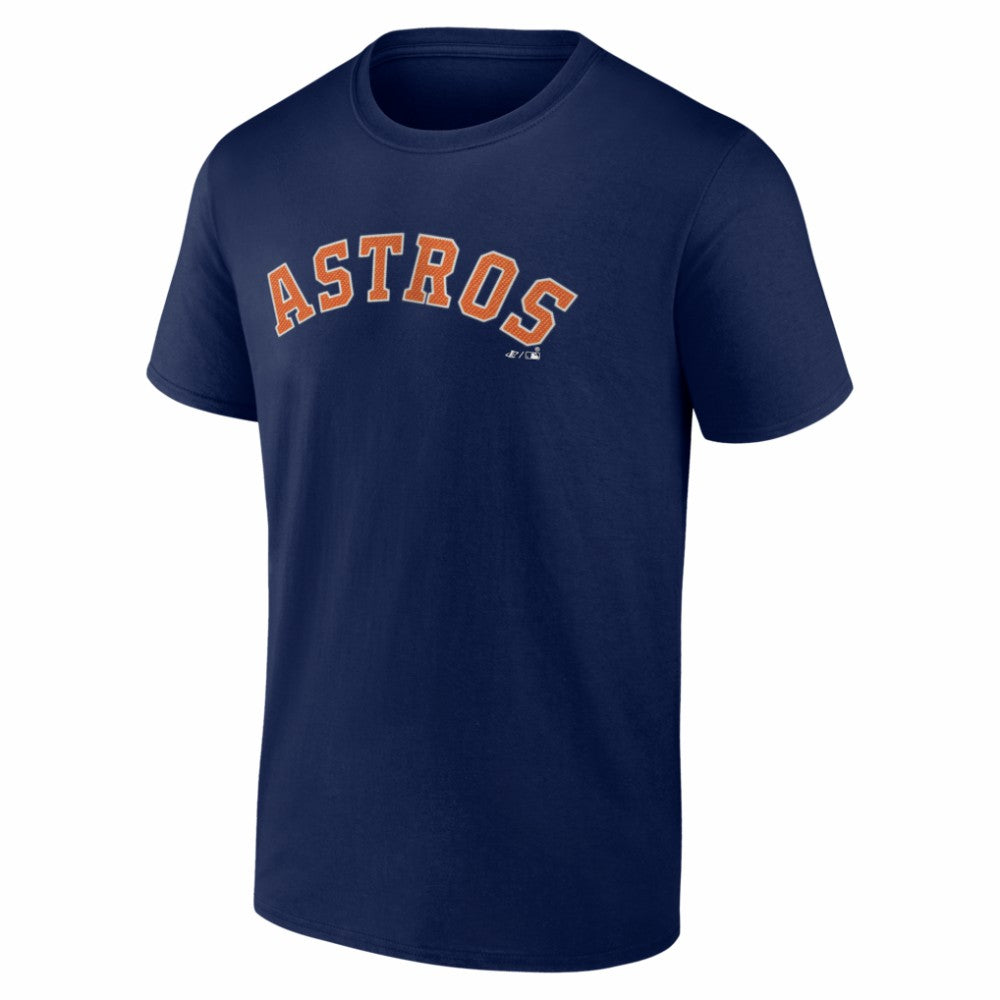Houston Astros Logo Athletic Wordmark T-Shirt - Navy T-shirts