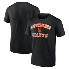 San Francisco Giants Logo Athletic Heart and Soul T-Shirt - Black T-shirts