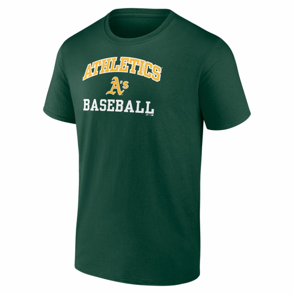 Athletics Logo Athletic Heart and Soul T-Shirt - Green T-shirts