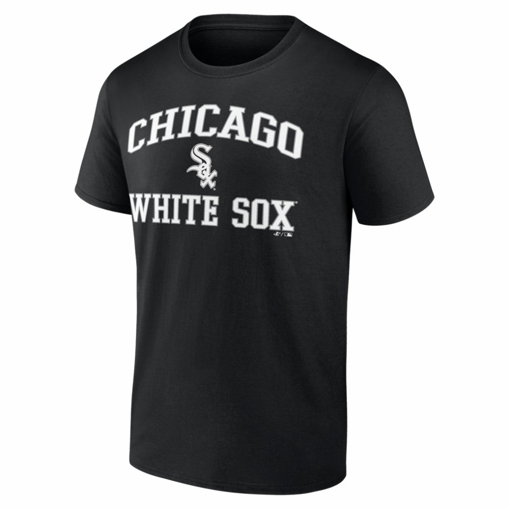 Chicago White Sox Logo Athletic Heart and Soul T-Shirt - Black T-shirts