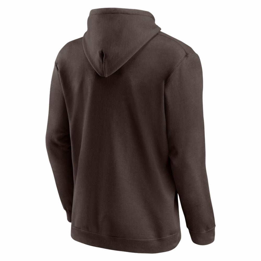 San Diego Padres Logo Athletic Wordmark Hoodie - Brown Hoodies