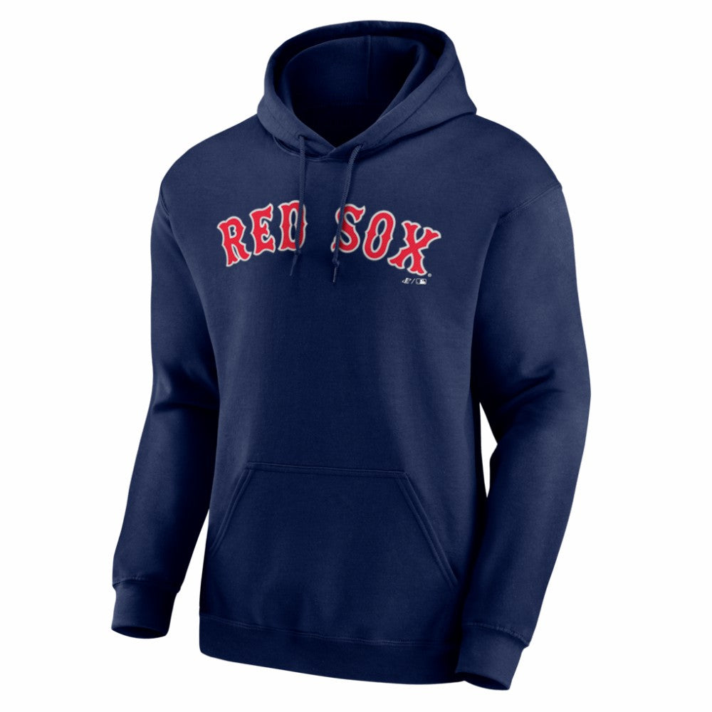 Boston Red Sox Logo Athletic Wordmark Hoodie - Navy Hoodies