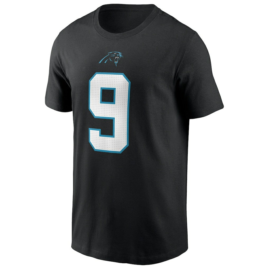 Bryce Young Carolina Panthers Player Name & Number T-Shirt - Black T-shirts