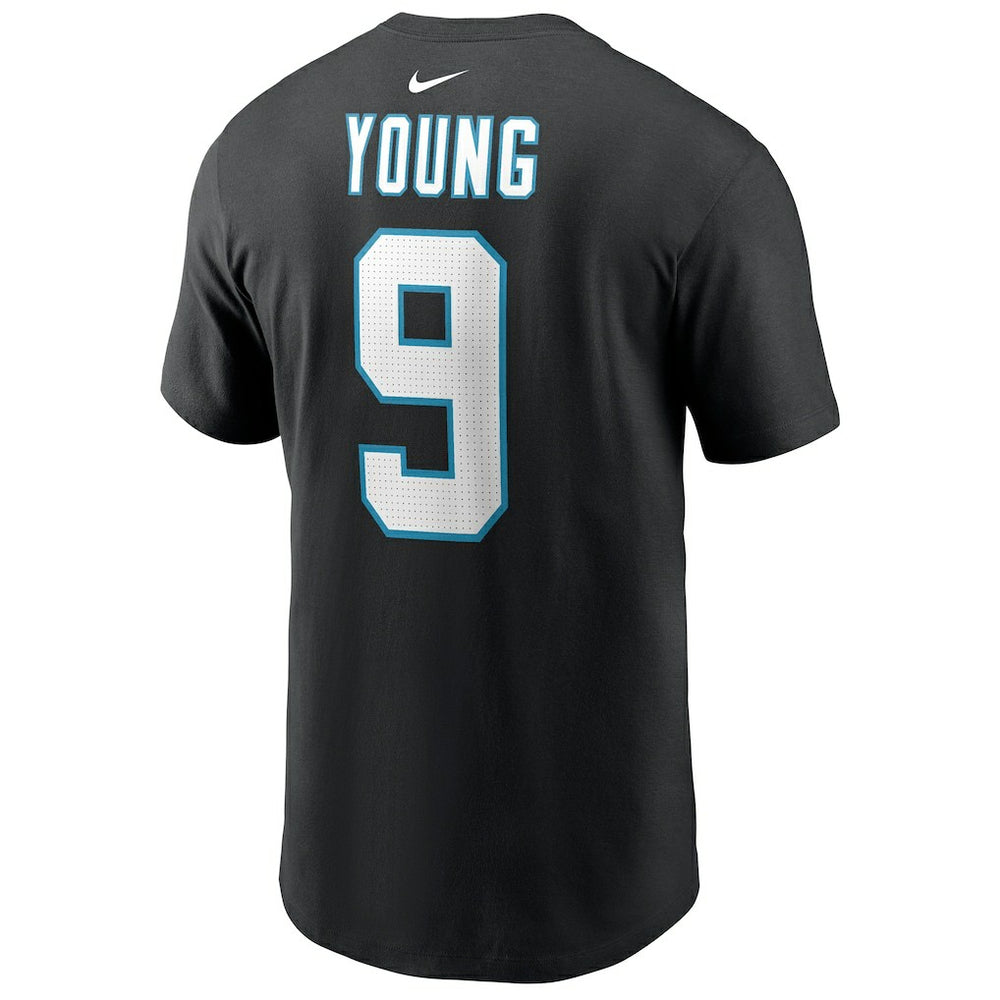 Bryce Young Carolina Panthers Player Name & Number T-Shirt - Black T-shirts