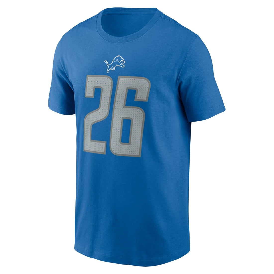 Jahmyr Gibbs Detroit Lions 2023 NFL Draft First Round Pick Player Name & Number T-Shirt - Blue T-shirts