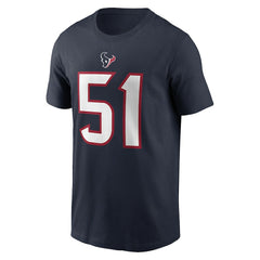 Will Anderson Jr. Houston Texans Player Name & Number T-Shirt - Navy T-shirts