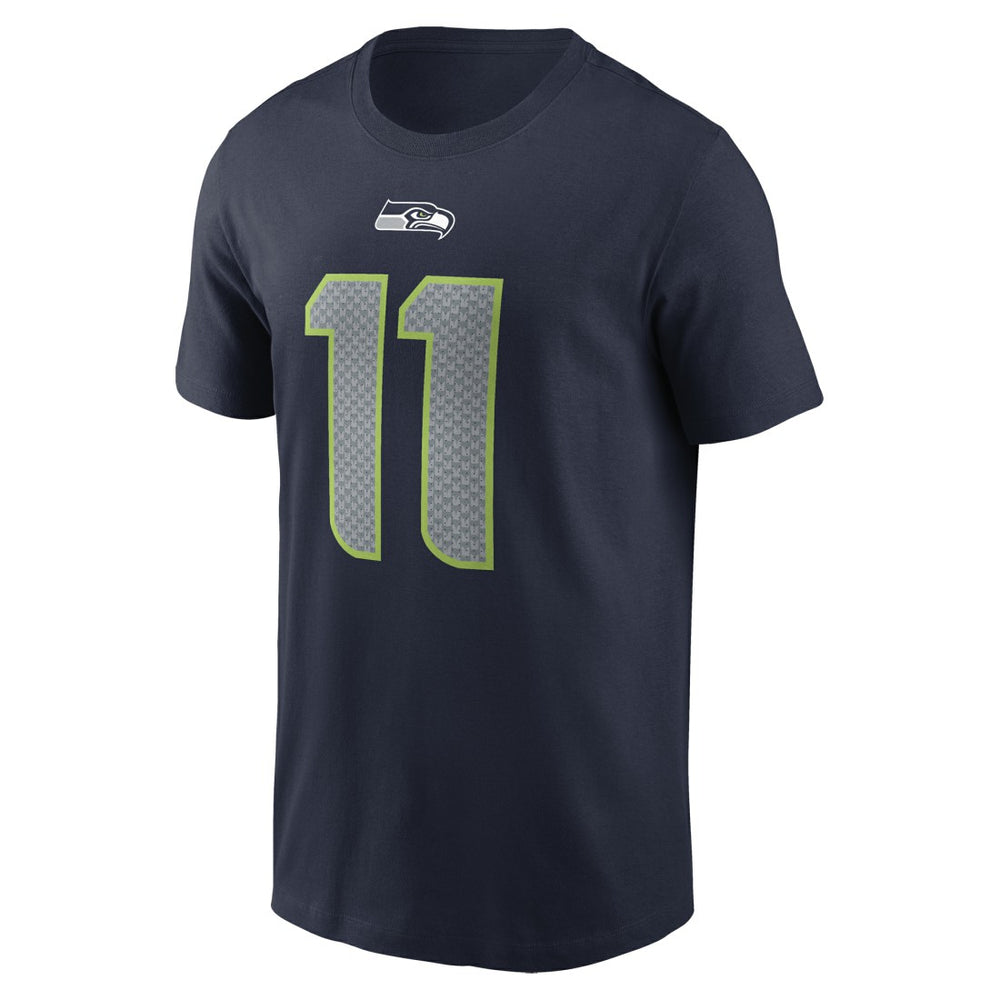Jaxon Smith-Njigba Seattle Seahawks Player Name & Number T-Shirt - Navy T-shirts