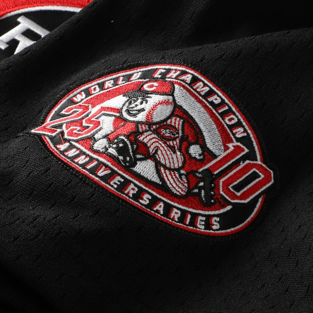 Ken Griffey Jr. Cincinnati Reds Mitchell & Ness Big & Tall Cooperstown Mesh Batting Practice Jersey - Black Jerseys