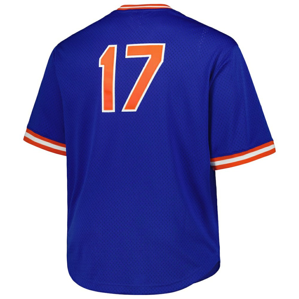 Keith Hernandez New York Mets Mitchell & Ness 1986 Cooperstown Collection Mesh Pullover Jersey - Royal Jerseys