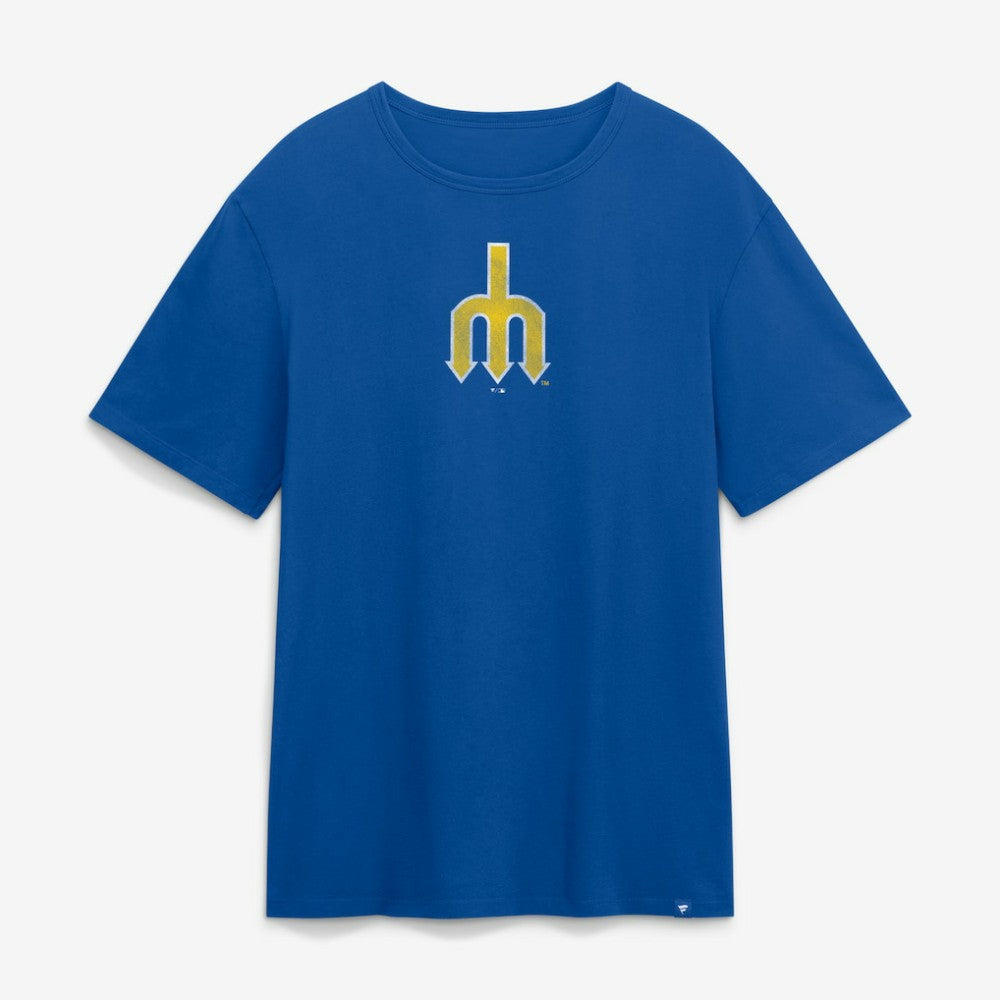 Seattle Mariners Fanatics Vintage Logo Legacy T-Shirt - Royal T-shirts