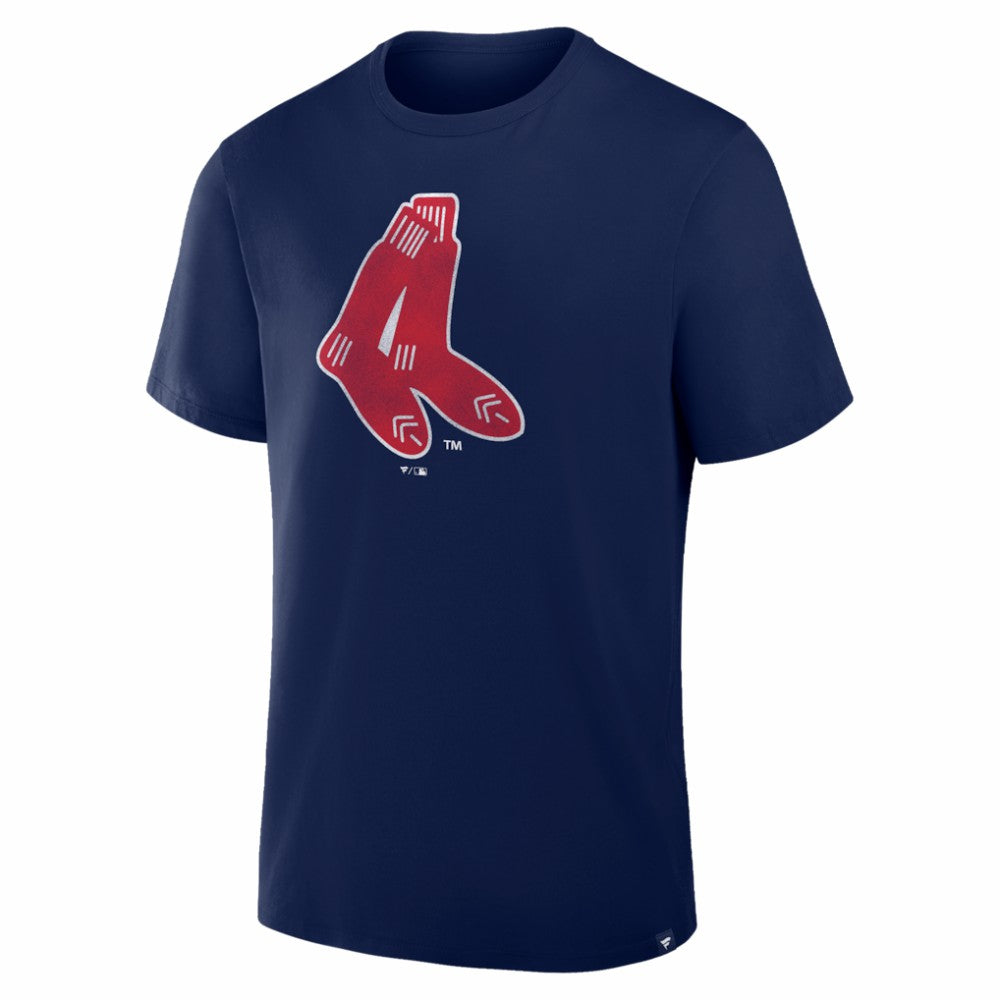 Boston Red Sox Fanatics Vintage Logo Legacy T-Shirt - Navy T-shirts