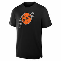 San Francisco Giants Fanatics Vintage Logo Legacy T-Shirt - Black T-shirts