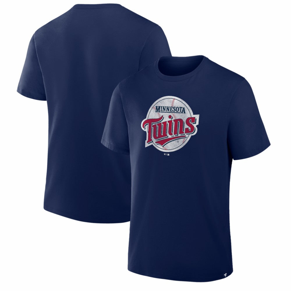 Minnesota Twins Fanatics Vintage Logo Legacy T-Shirt - Navy T-shirts