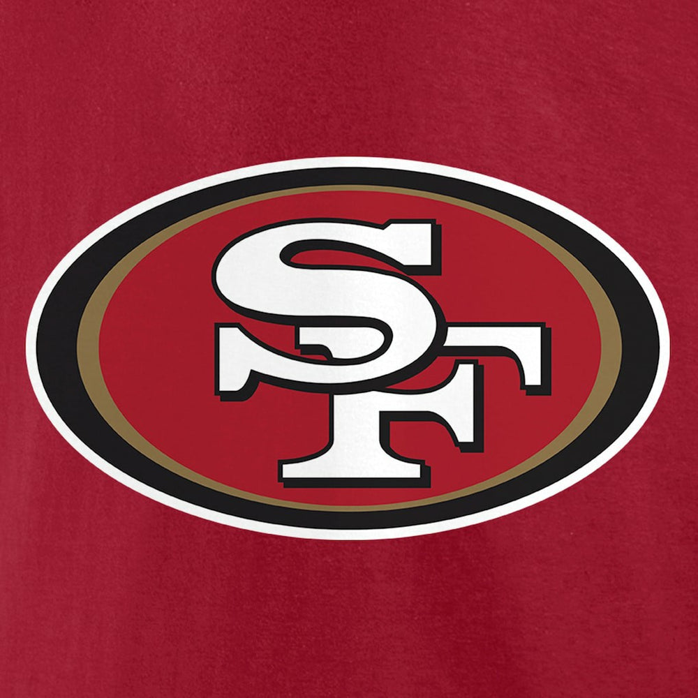 Christian McCaffrey San Francisco 49ers Player Icon Name & Number T-Shirt - Scarlet T-shirts