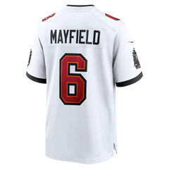 Baker Mayfield Tampa Bay Buccaneers Away Game Jersey - White Jerseys