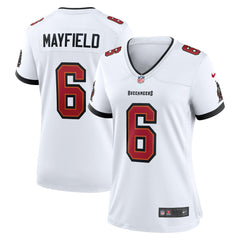 Baker Mayfield Tampa Bay Buccaneers Women's Away Game Jersey - White Jerseys