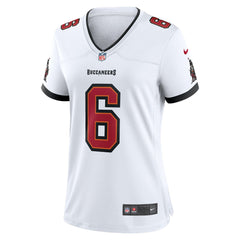 Baker Mayfield Tampa Bay Buccaneers Women's Away Game Jersey - White Jerseys