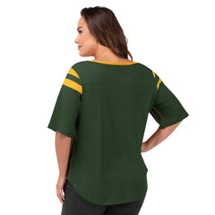 Green Bay Packers G-III 4Her by Carl Banks Women's Plus Size Linebacker T-Shirt - Green T-shirts