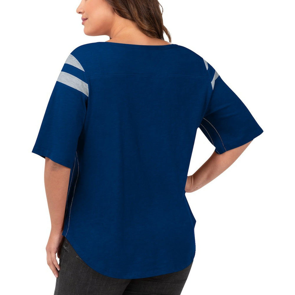 Indianapolis Colts G-III 4Her by Carl Banks Women's Plus Size Linebacker T-Shirt - Royal T-shirts