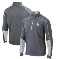 Chicago White Sox Columbia Omni-Wick Shotgun 2.0 Quarter-Zip Pullover Top - Charcoal/White Pullover