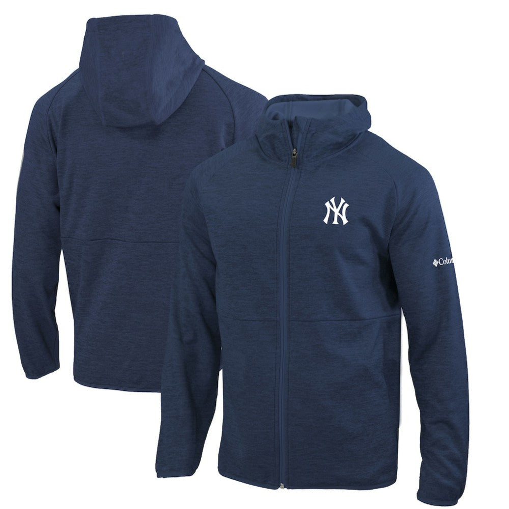 New York Yankees Columbia Omni-Wick It's Time Full-Zip Jacket - Navy Jackets