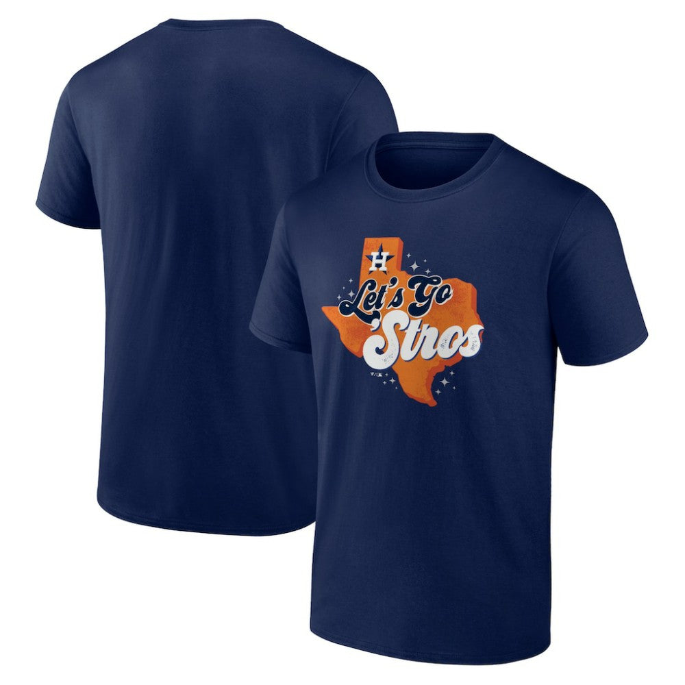 Houston Astros Hometown Collection Texas Scripty T-Shirt - Navy T-shirts