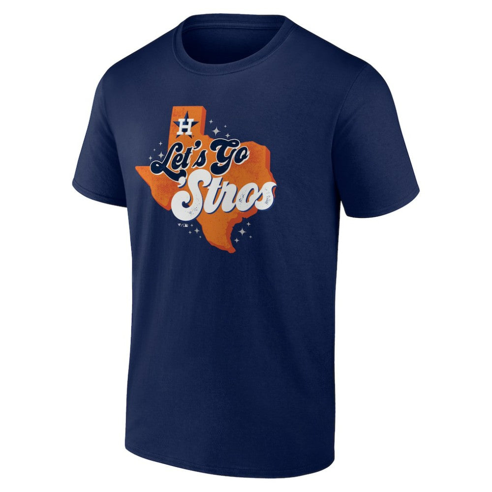 Houston Astros Hometown Collection Texas Scripty T-Shirt - Navy T-shirts