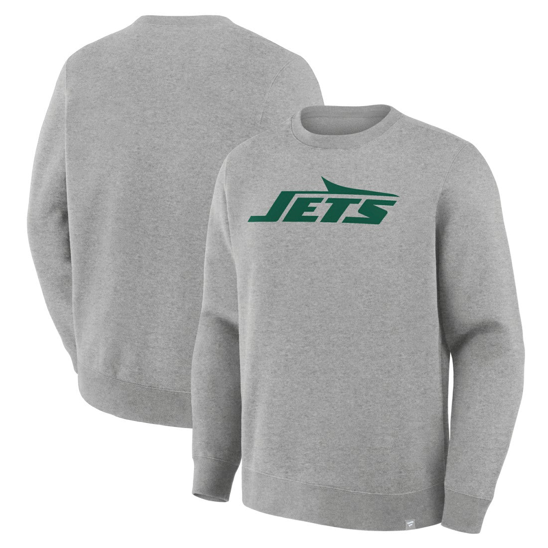 New York Jets Primary Logo Legacy Sweatshirt - Heather Gray Sweatshirts
