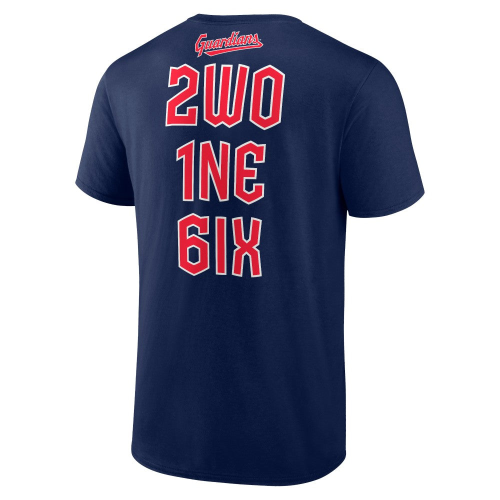 Cleveland Guardians Hometown Collection The 216 T-Shirt - Navy T-shirts