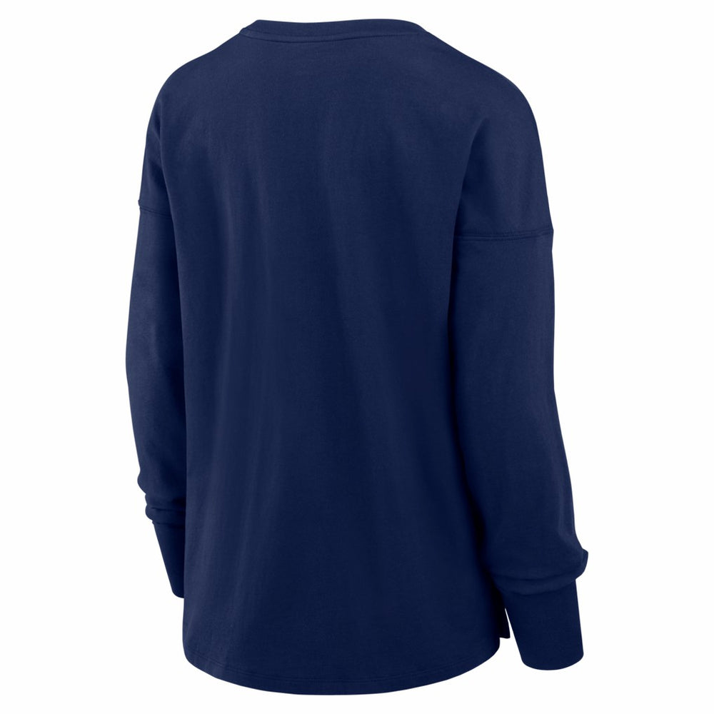 Seattle Seahawks Women's Essential Long Sleeve T-Shirt - College Navy T-shirts