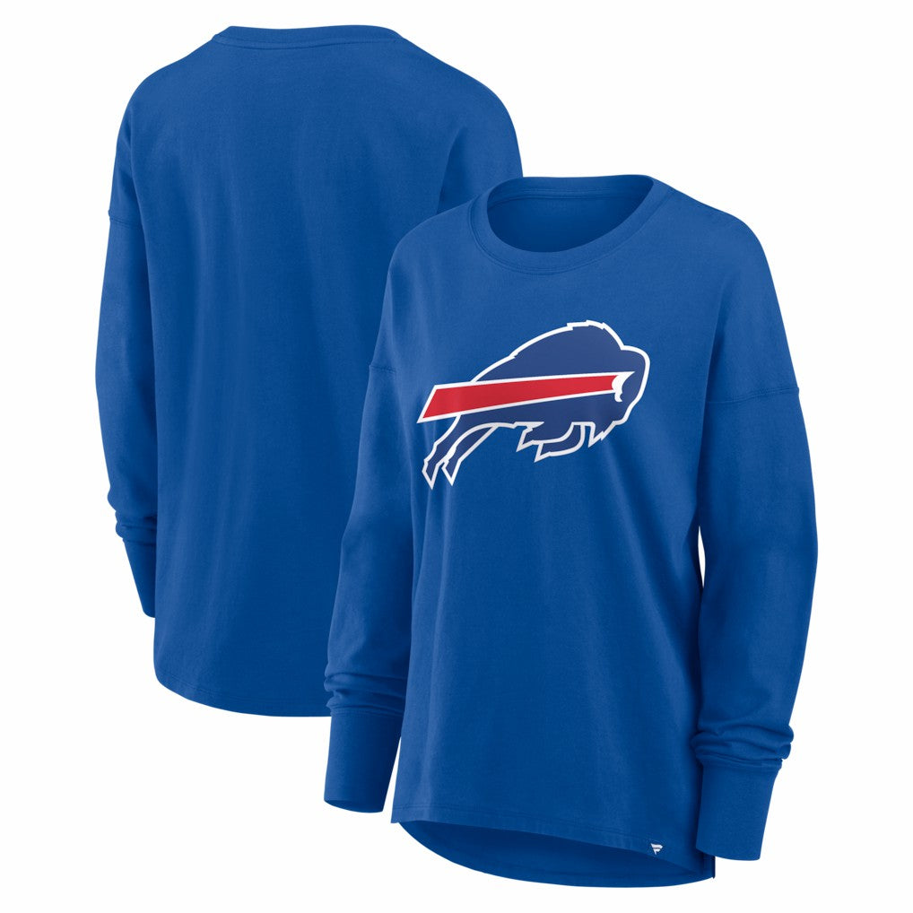 Buffalo Bills Women's Essential Long Sleeve T-Shirt - Royal T-shirts