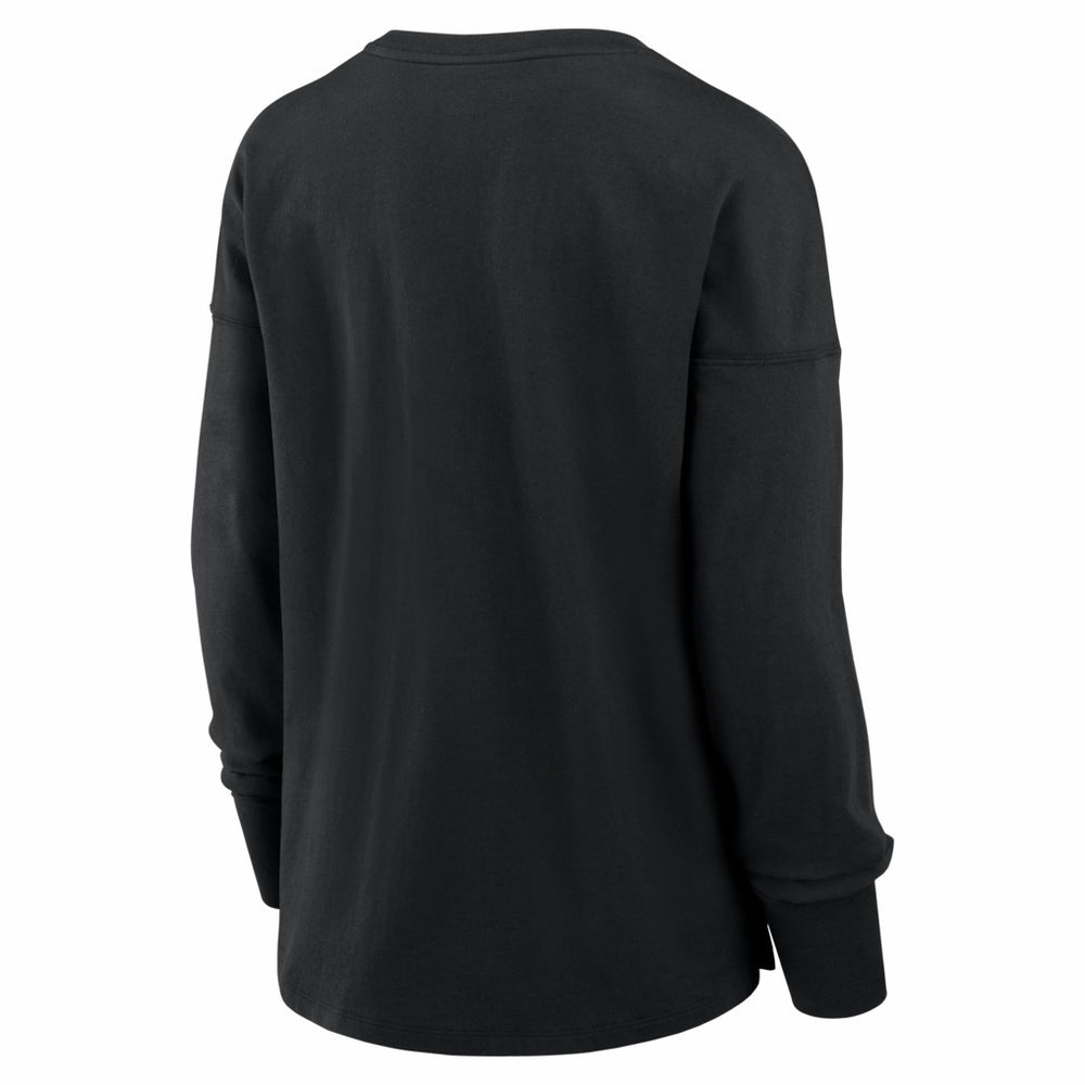 Philadelphia Eagles Women's Essential Long Sleeve T-Shirt - Black T-shirts