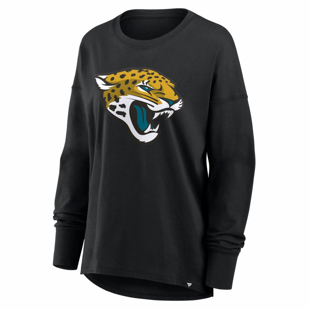 Jacksonville Jaguars Women's Essential Long Sleeve T-Shirt - Black T-shirts