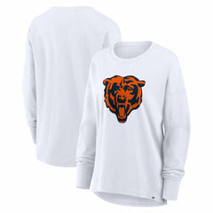 Chicago Bears Women's Essential Long Sleeve T-Shirt - White T-shirts