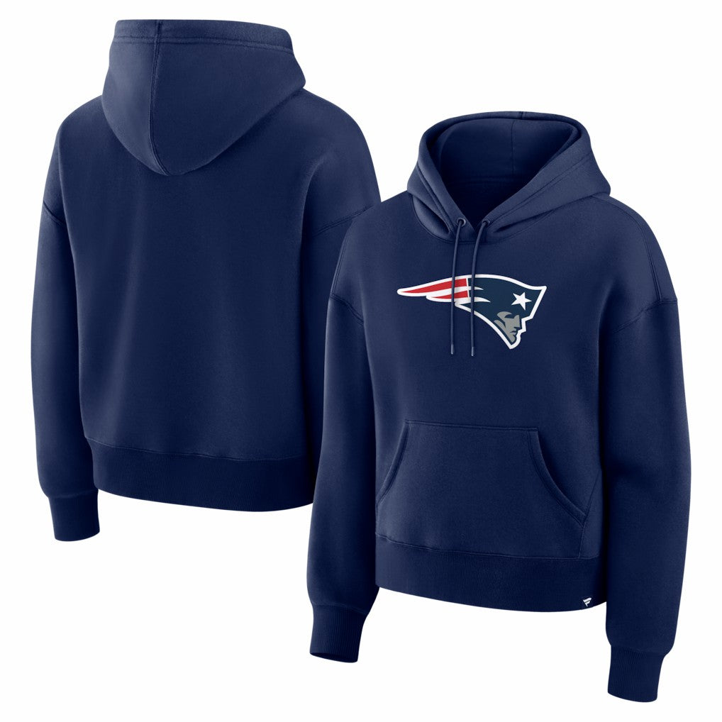 New England Patriots Women's Essential Legacy Hoodie - Navy Hoodies