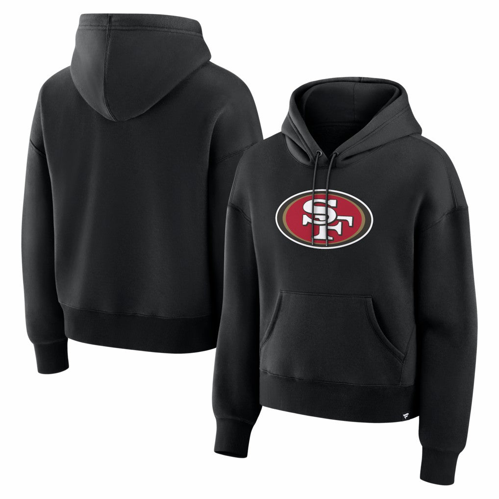 San Francisco 49ers Women's Essential Legacy Hoodie - Black Hoodies